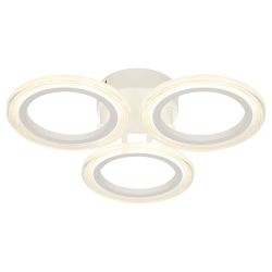 Светильник потолочный светодиодный ЭРА Модерн Ring CLL-1-39 WT без ДУ 39W 4000К белый | Светильники SPB-6 без ДУ