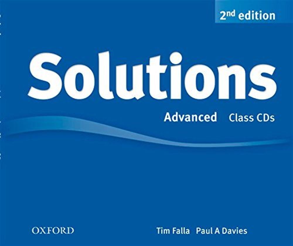 SOLUTIONS 2ED ADV CL CD