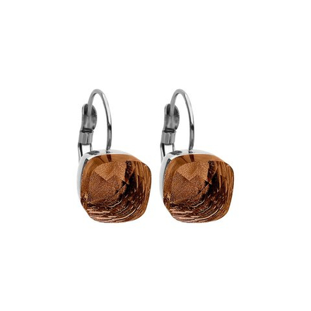 Серьги Qudo Firenze smoked topaz 304138 BR/S