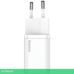 Сетевое зарядное устройство Baseus Super Si 25W EU White (CCSP020102)
