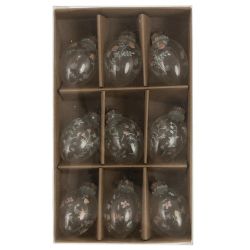 GAEM Набор из 9-ти изделий декоративных подвесных "Яйцо" (3*5), L11 W18 H3,5 см