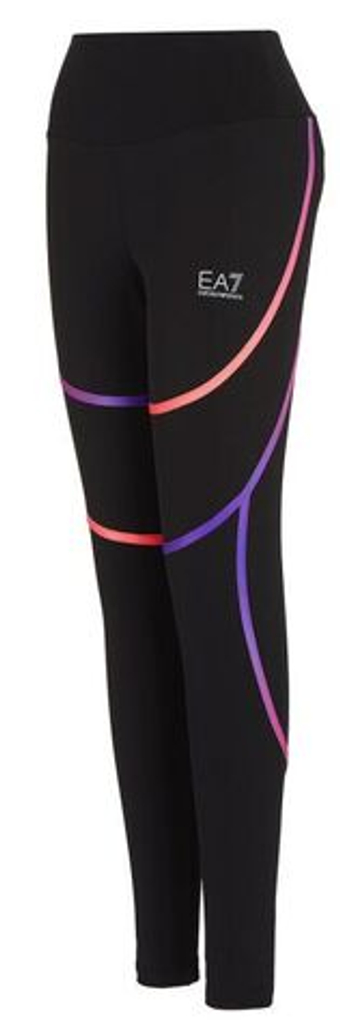 Leginsy EA7 Woman Jersey Leggings - черный