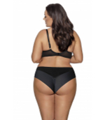 Трусики-бразилиана Camellia со средней линией талии (Размер: XL) (Цвет: телесный)