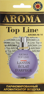 Ароматизатор для автомобиля AROMA TOP LINE №14 Eeclat d arpege картон