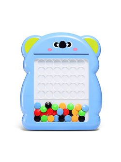 Доска магнитная в виде зверушки цвет голубой (761-10-1)