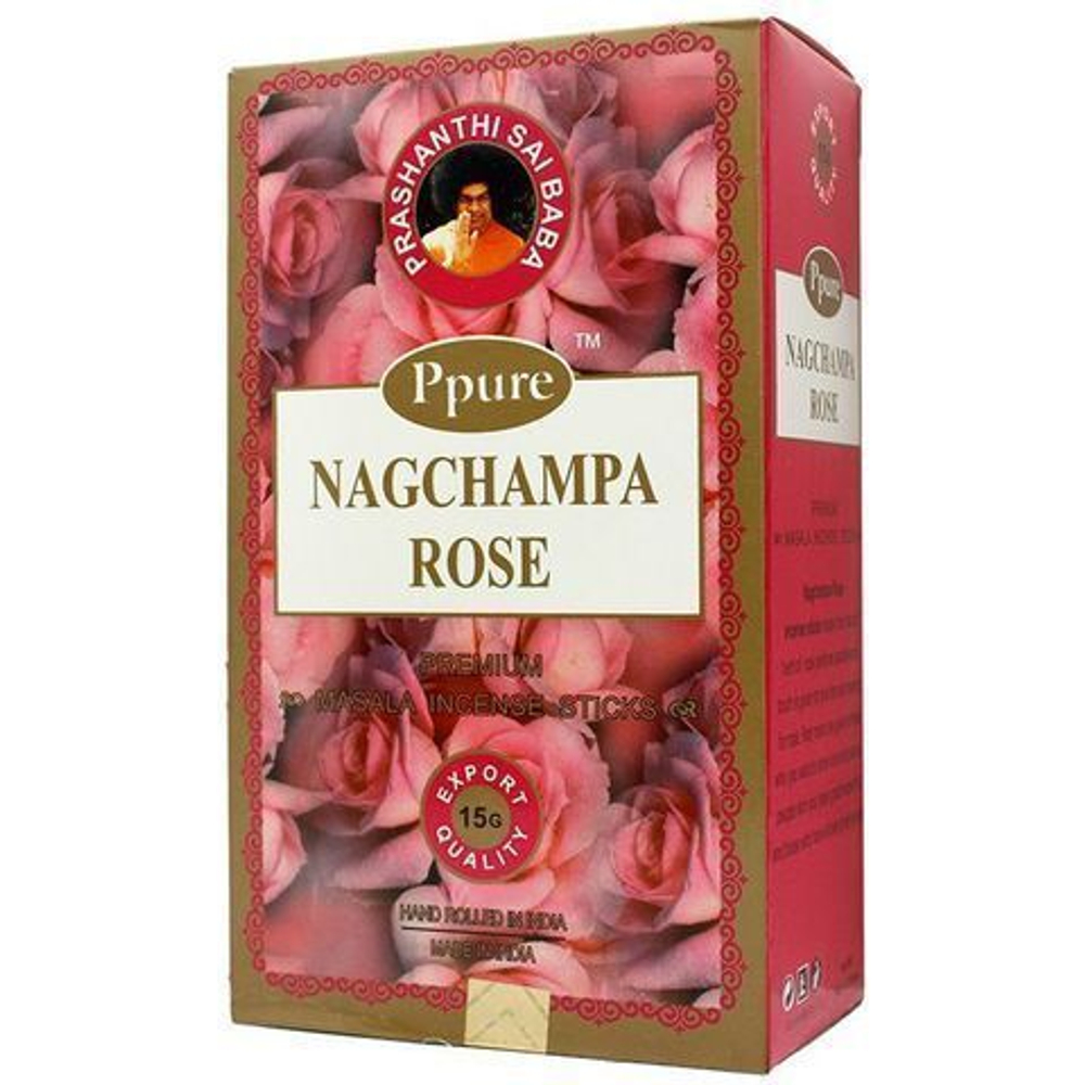 Ppure Nag Champa Rose Благовоние-масала Роза 15 г
