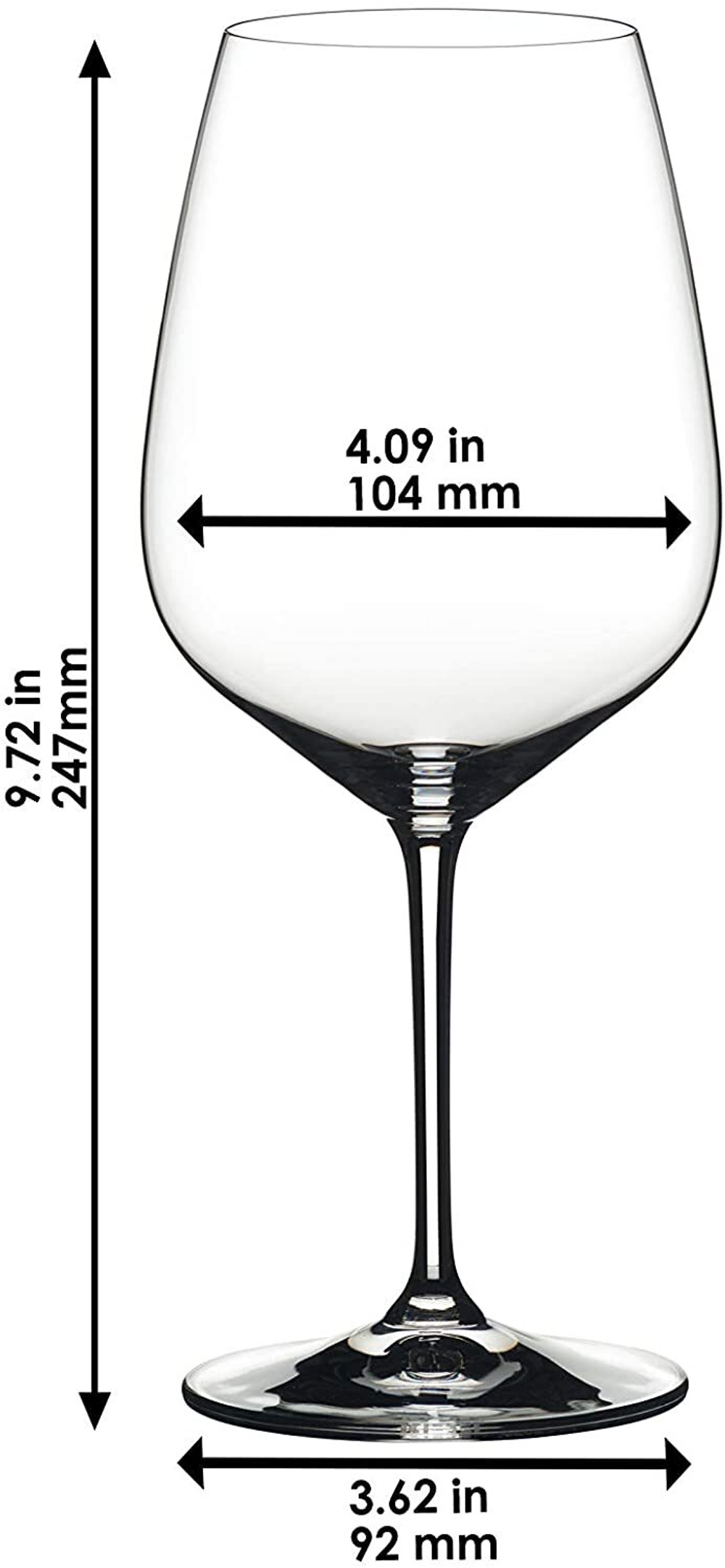 Набор из 4 бокалов для красного вина 800 мл Cabernet Extreme  Riedel