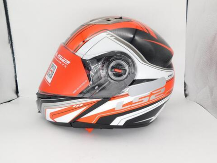 шлем модуляр LS2 FF370 чёрно-красный XL
