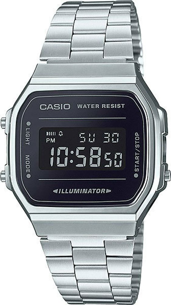 Японские наручные часы Casio Vintage A-168WEM-1E с хронографом