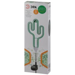 ERASF012-31 ЭРА Садовый неоновый светильник Кактус на солнечной батарее