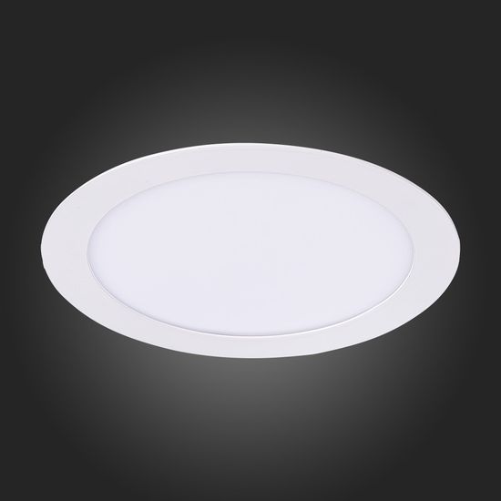 ST209.538.15 Св-к встр. Белый LED 1*15W 3000K 1 020Lm Ra80 110° IP20 D190xH8 90-265V Встраиваемые светильники