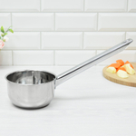 Ковш 1л 14см нерж с ручкой