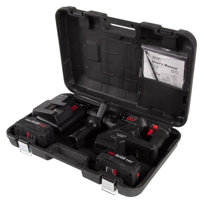 MIGHTY SEVEN (DRH-101A) Перфоратор аккумуляторный, 18 В, 4 предмета, кейс