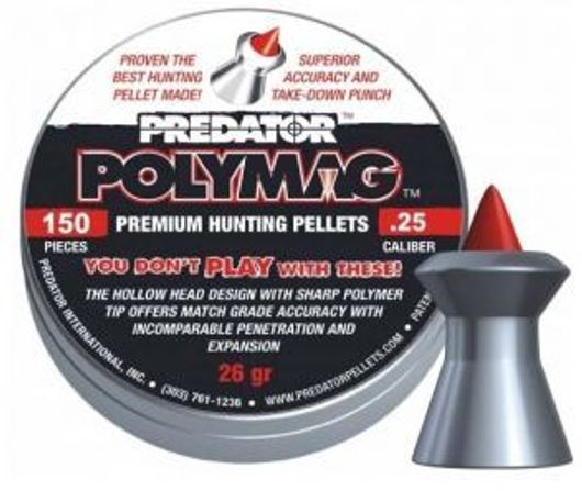 Пули JSB Predator POLYMAG 6,35 мм 1,685 г 150 шт