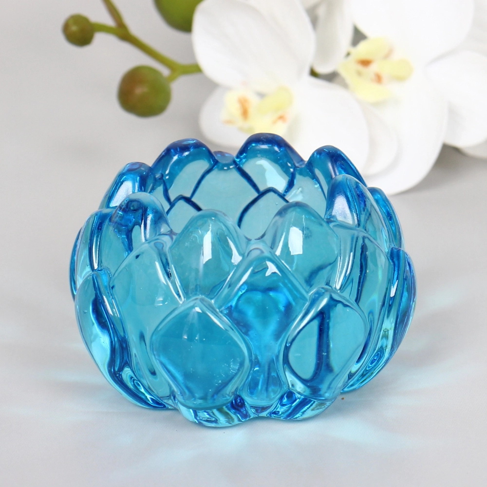 Подсвечник «Топаз» 7,7*5,2 см, Голубой