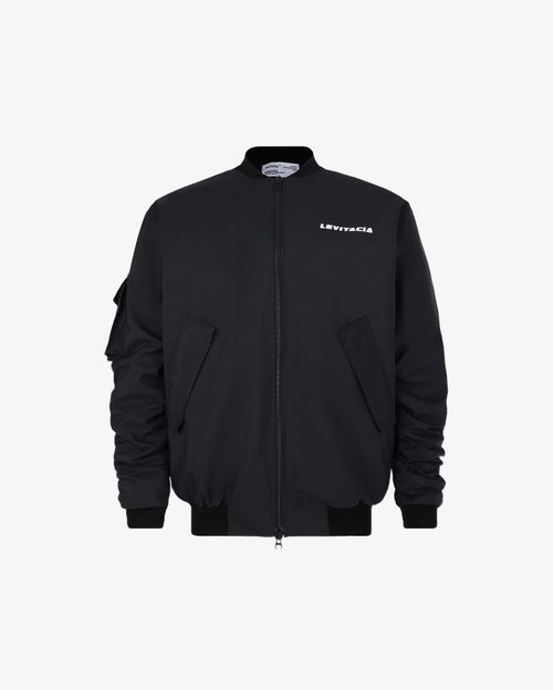 Бомбер Levitacia Groza dwr черный