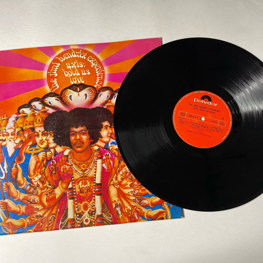 Винтажная виниловая пластинка LP The Jimi Hendrix Experience Axis: Bold As Love (Spain 1989)