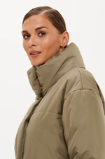 0114 Куртка женская (оливковый)