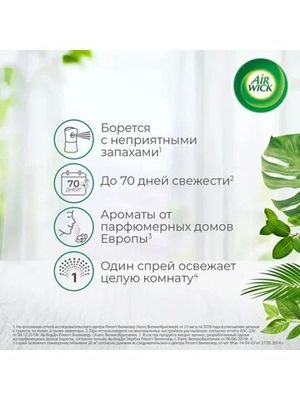 Сменный баллон для освежителя воздуха Air Wick Нежные цветы 250 мл