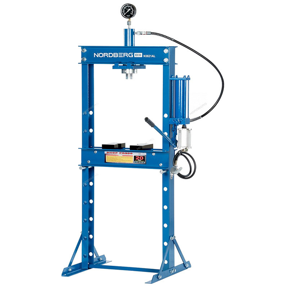 NORDBERG (N3621AL) Пресс гидравлический с пневмоприводом 20 т, разборная рама