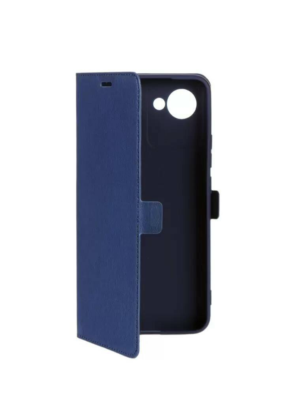 Чехол с флипом для Realme C30/Narzo 50i Prime blue DF