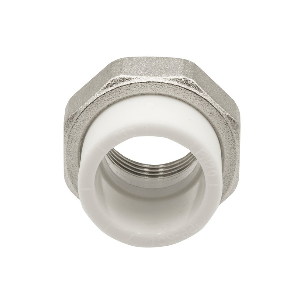 Муфта комб. разъемная, вн 32х1" EVER® plast БЕЛЫЙ (Россия)