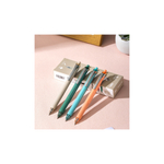 Ручка гелевая автоматическая Deli Nusign ENS666-BK 0.7мм, черная, резиновая манжета