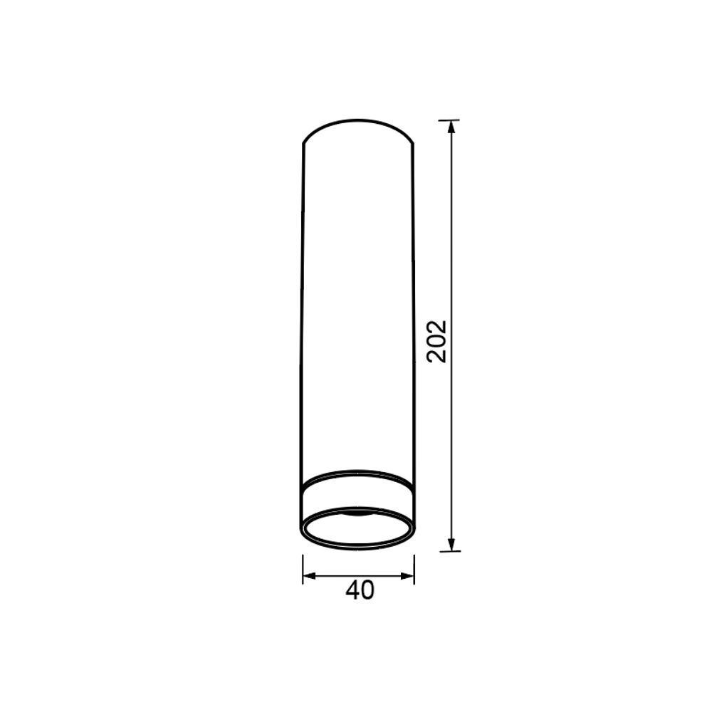 8881 Накладной светильник SPLIT