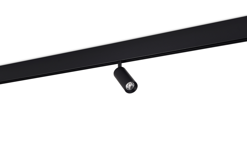 Светодиодный светильник Alpha для SPACE Track system 6Вт, D35xL80 мм, 546Лм, 36°, 4000К, диммируемый, IP20, Ra>90, черный
