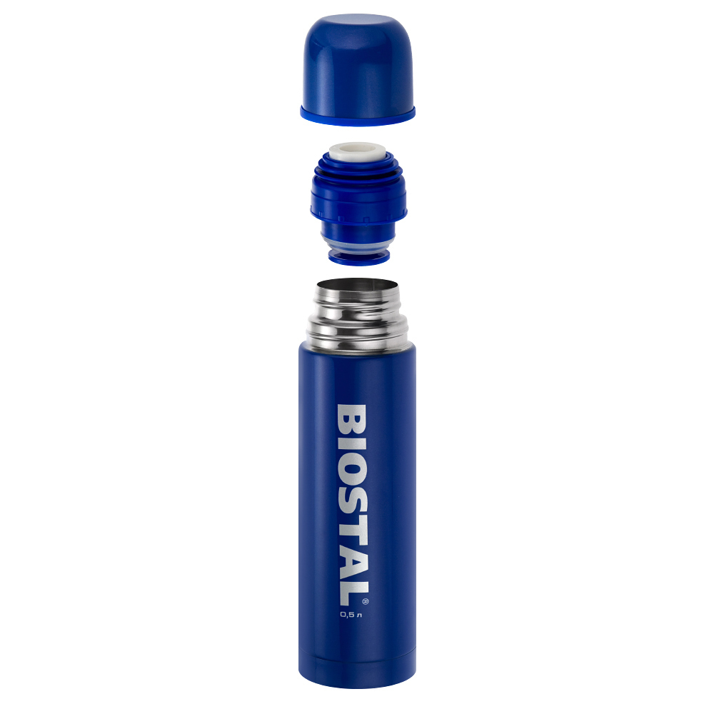 Термос Biostal Flër (1 литр), синий