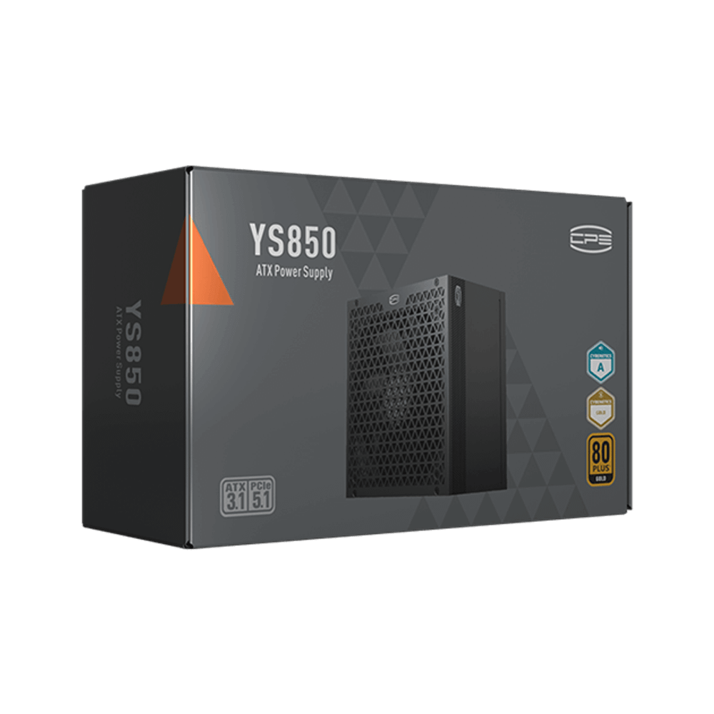 Блок питания PCCooler  850W, YS850, Full Modular, 80+ GOLD, ≥90%, Fan 135mm, Черный, P5-YS850-G1F