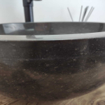 Раковина из мрамора Bowl Black Medium BM-60799 45*45*17