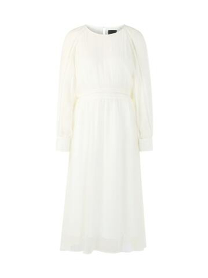 Marc Cain Платье с прозрачными рукавами и акцентом на талии