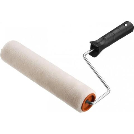 Валик мех искусственный 250мм, ворс 12-14мм, с ручкой (04-2-002)