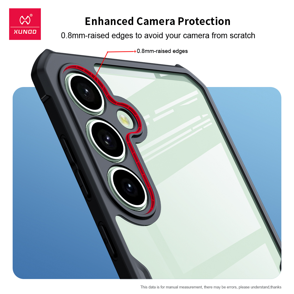 Чехол для Samsung Galaxy S24 FE противоударный с усиленными углами XUNDD