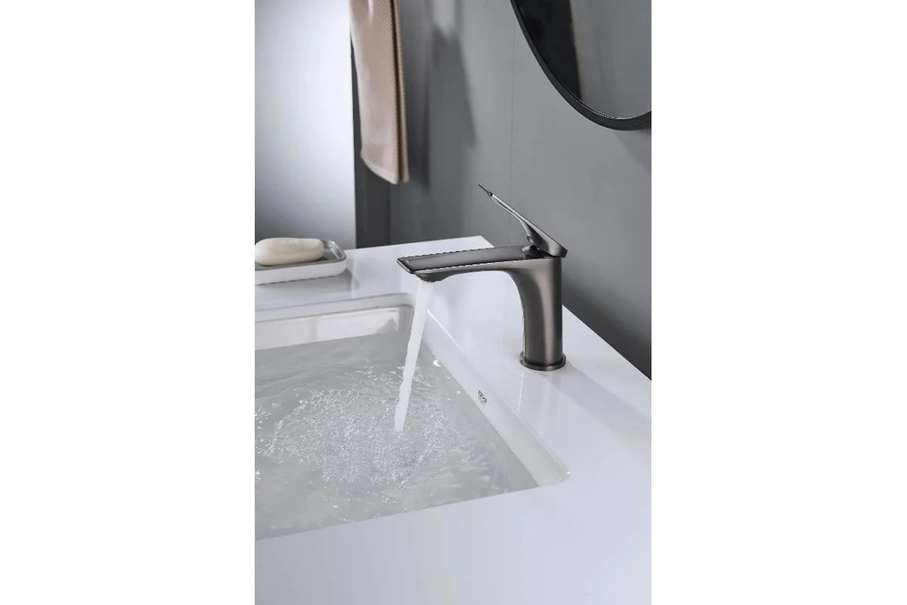 Смеситель для раковины, гайка, оружейная сталь, S9101Т, SHEVANIK