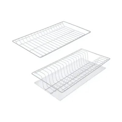 Посудосушитель 465 мм с рамкой, без поддона белый