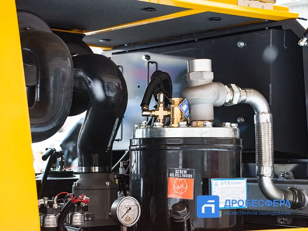 Передвижной компрессор ET SD-185T-7 на шасси