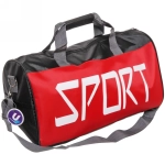 Сумка спортивная «Sports Time», красный принт, 48*27*21см