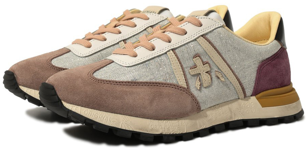 Premiata John Low D Grey Brown женские