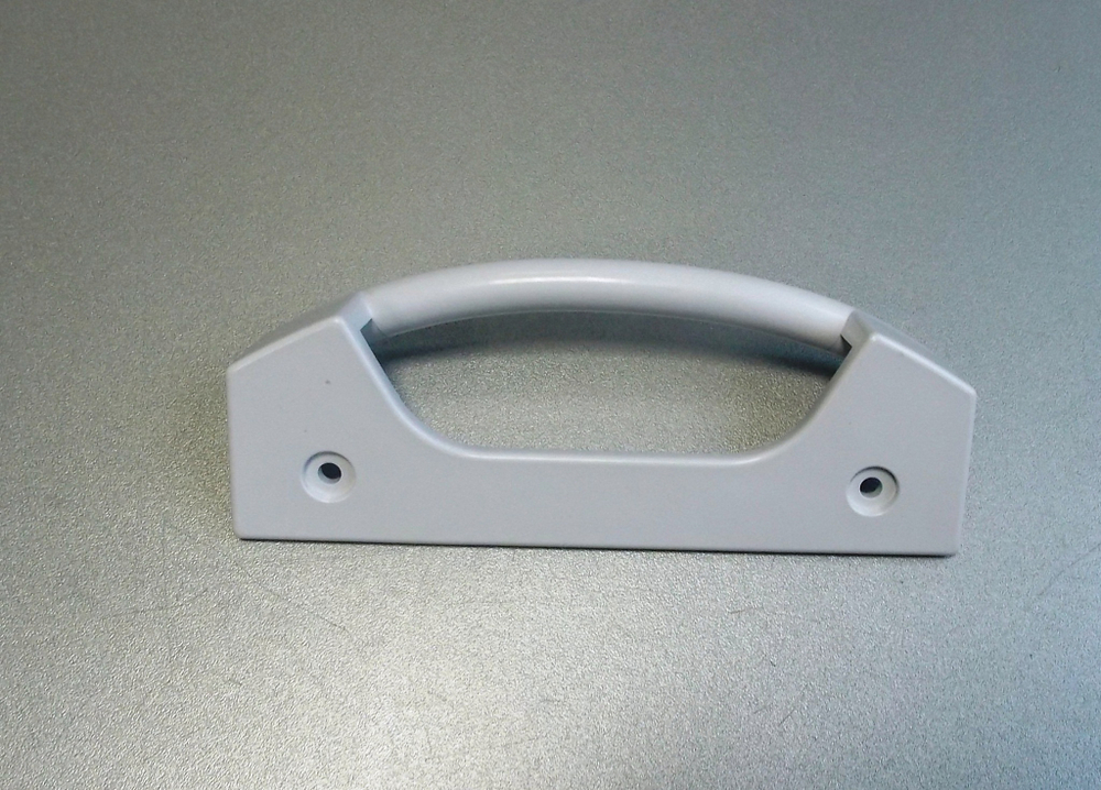 Ручка двери холодильника БОШ,Сименс горизонтальная, белая 96110, 263746