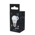 Лампа Gauss Globe 7W E27 550 lm 6500К  шаг. диммирование 105102307-S