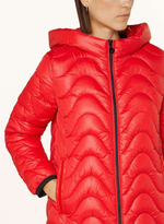 Пальто Frieda Freddies 3733 красный волна прострочки