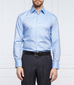 рубашка h-hank-kent-c1-214 BOSS BLACK - голубой(50470583)