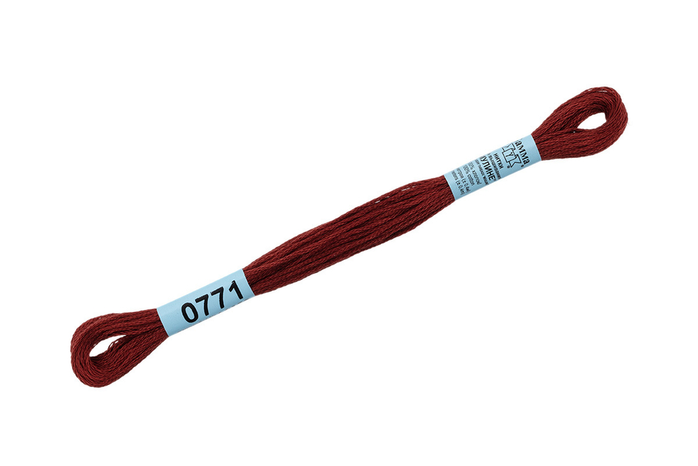 Мулине "Gamma", 100% хлопок, 8 м, №0771