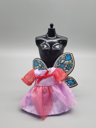 Одежда для куклы Барби - Келли винтаж платье 0446