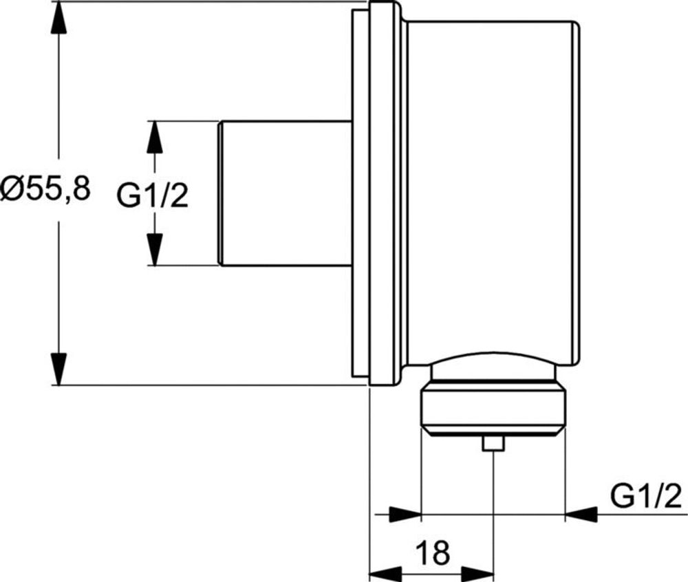 Комплект для встройки 6 в 1 Ideal standard ESLA