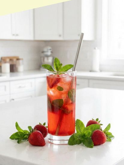 Трубочка металлическая прямая