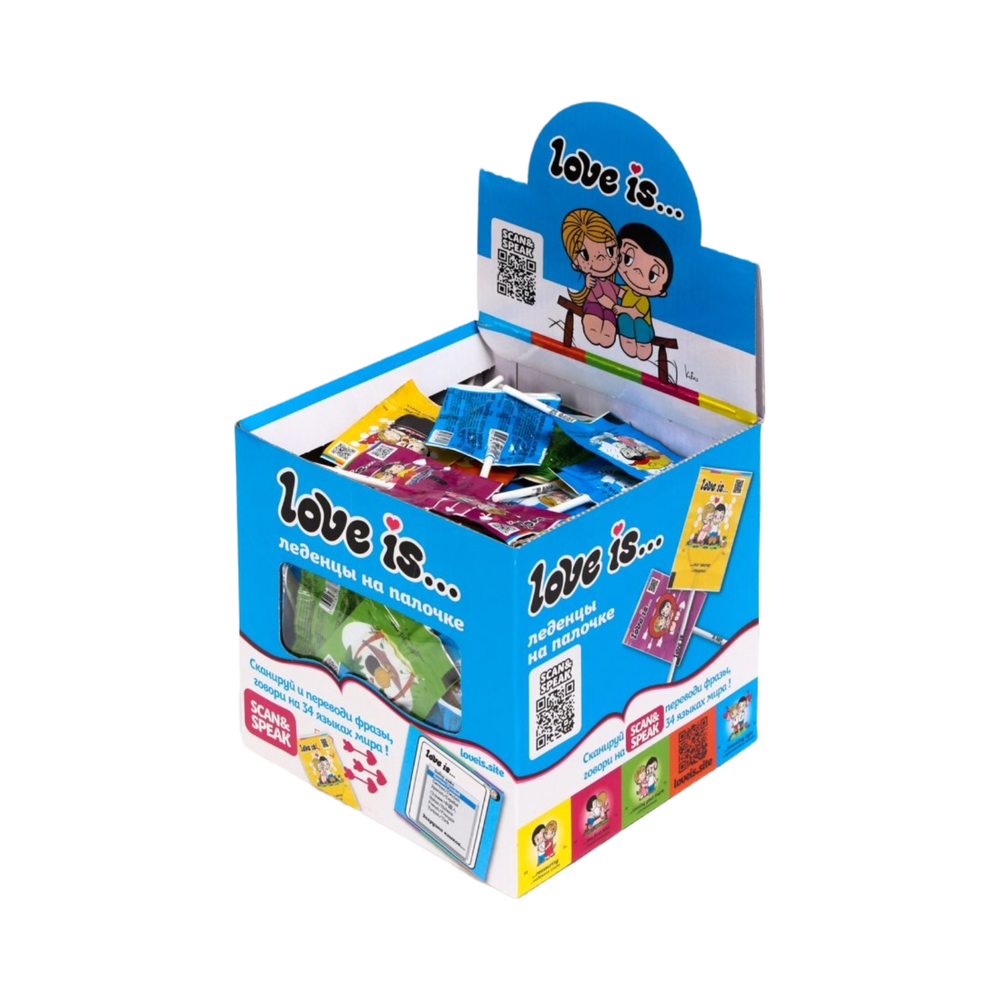 Карамель леденцовая Love is ассорти 7.25гр