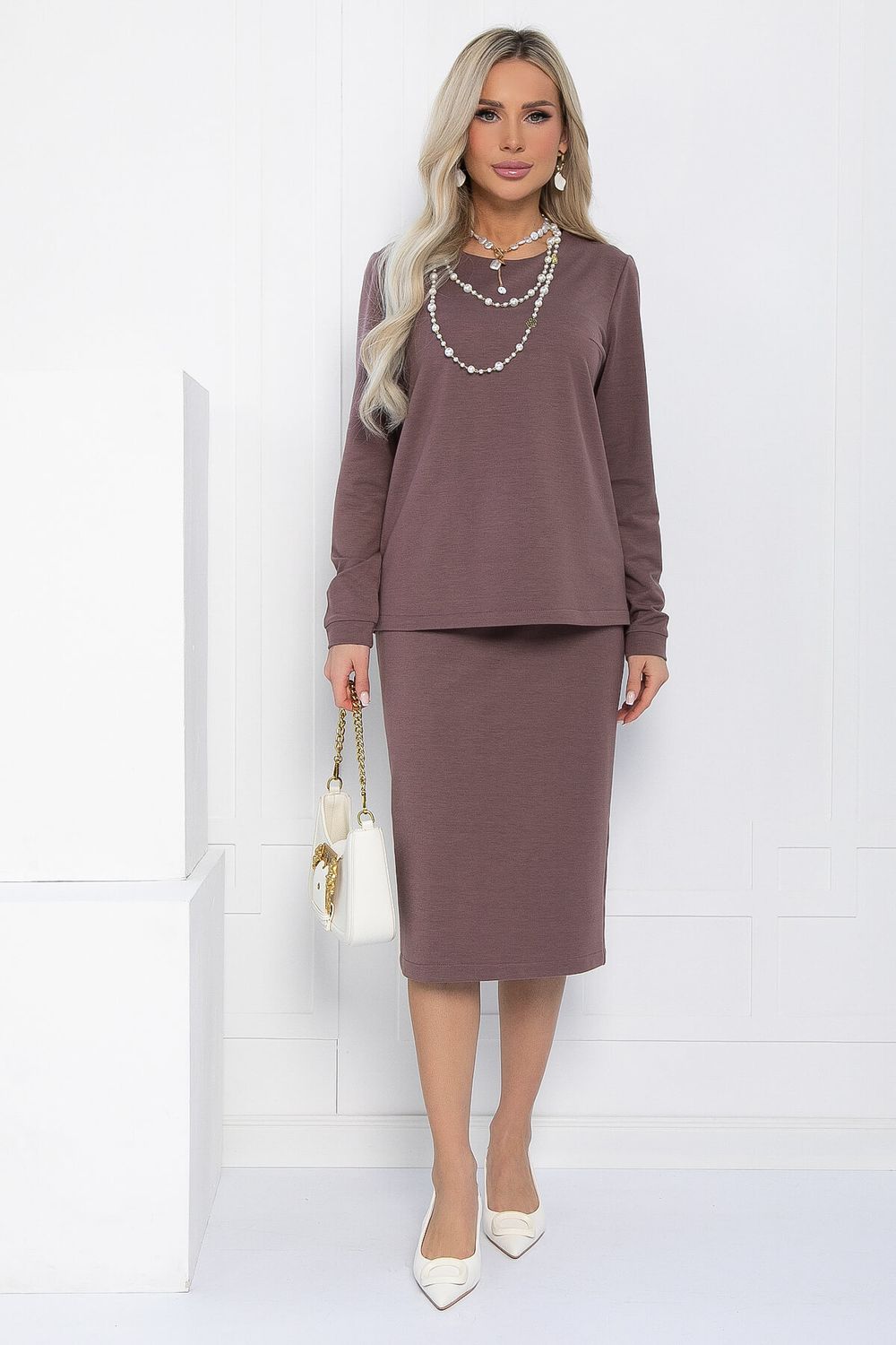 Костюм Очарование стиля (какао) К12788-25М LT Collection